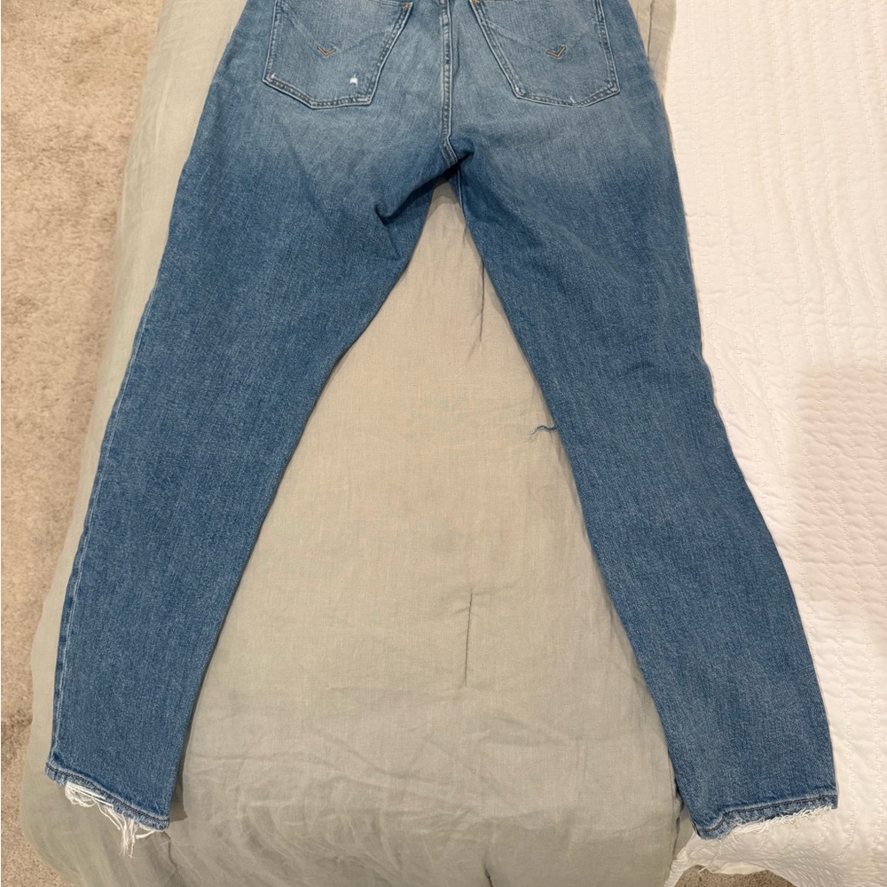 Hudson Jeans Distressed Blue Denim - Picture 3 of 5
